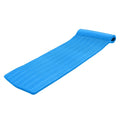 TRC Recreation Serenity 1.5' Thick Vinyl Coated Foam Swimming Pool Float Mat Adult Lounger with Built-in Roll Pillow