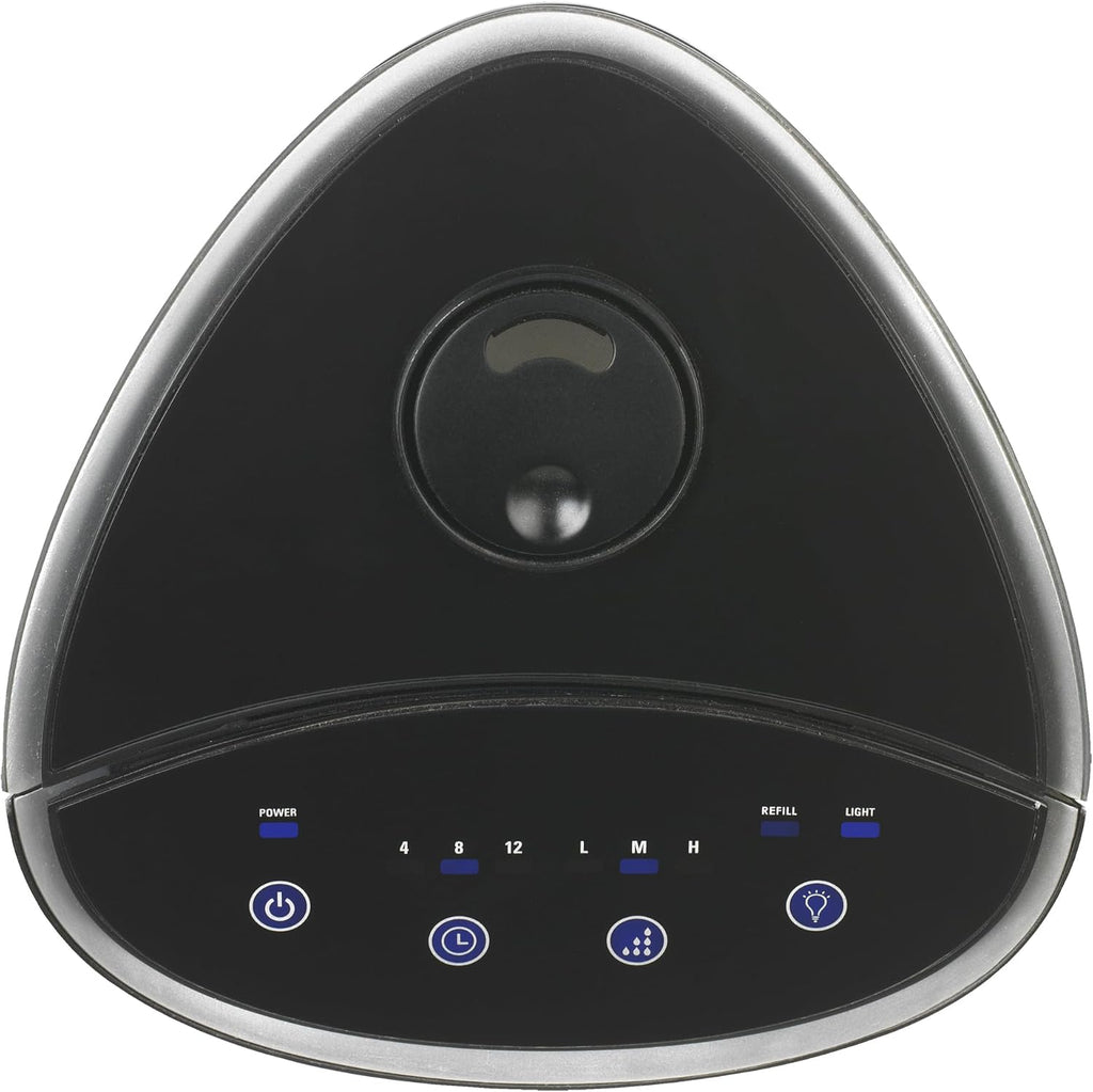 Pure Guardian Ultrasonic Cool Mist Humidifier, 100 Hour Run Time, 1.5 Gallon Tank, 440 Sq. Ft. Coverage, Medium Rooms, Quiet, Filter Free, Black, H3200BAR