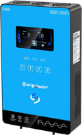 Xijia Hybrid Inverter 4000W Pure Sine Wave Power Inverter with 140A MPPT Solar Charger DC 24V to AC 110V60HZ Solar Converter，Battery-Less Operation, Compatible with Lithium & AGM Batteries