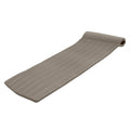 TRC Recreation Serenity 1.5' Thick Vinyl Coated Foam Swimming Pool Float Mat Adult Lounger with Built-in Roll Pillow