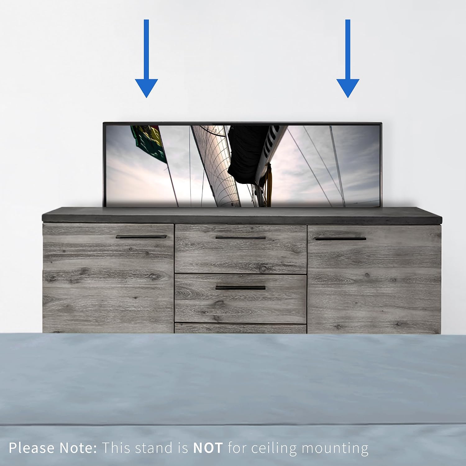 VIVO Motorized TV Stand for 32 to 48 inch Screens, Vertical Lift Television Stand with Remote Control, Compact TV Mount Bracket, MOUNT-E-UP44