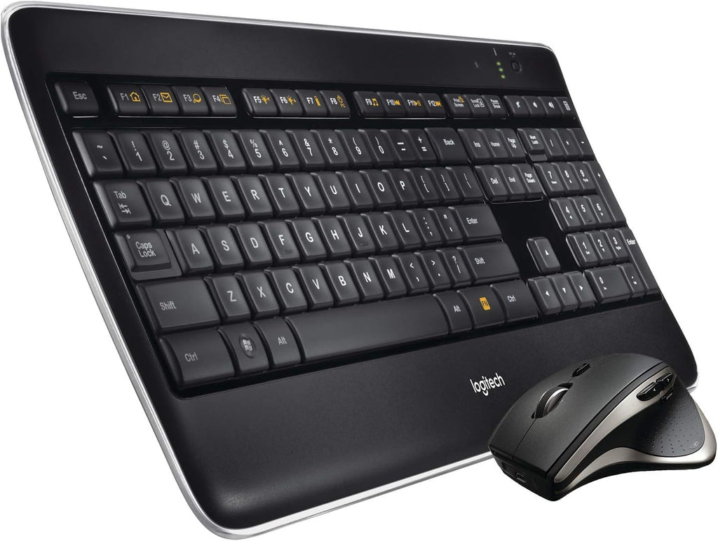 Logitech Wireless Performance Combo MX800, Backlit Keyboard, Wireless USB Mouse for PC