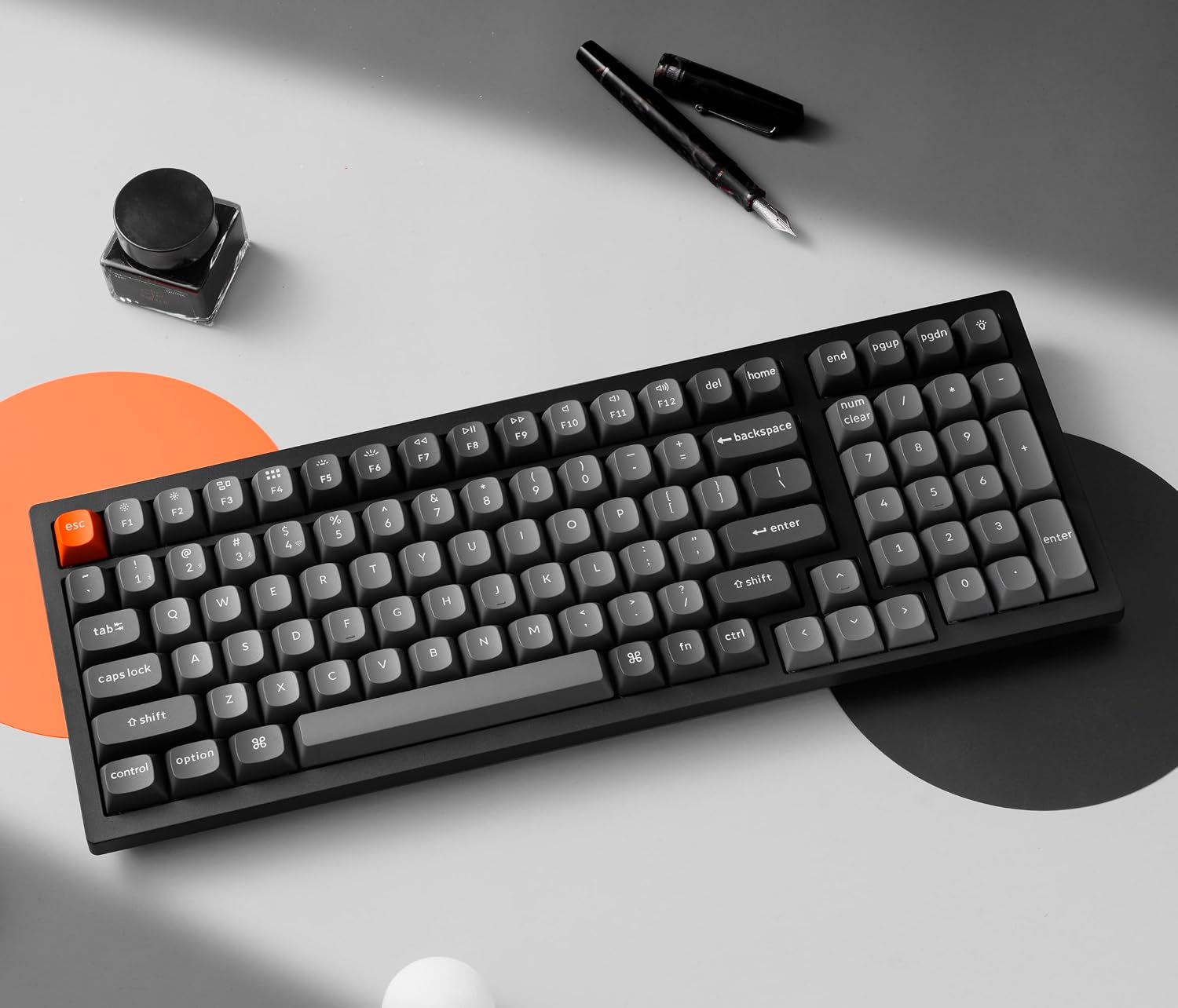 Keychron K4 Max QMK Wireless Custom Mechanical Keyboard, RGB Hot Swappable 96% Layout Tri-Mode Bluetooth 5.1/2.4G/USB-C Programmable, Super Brown Switch NKRO Gaming Keyboard for Mac/Windows/Gamers