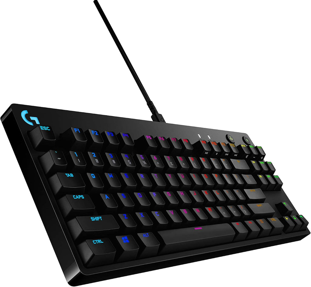 Logitech G PRO Mechanical Gaming Keyboard + G502 Hero Wired Gaming Mouse Bundle - Black