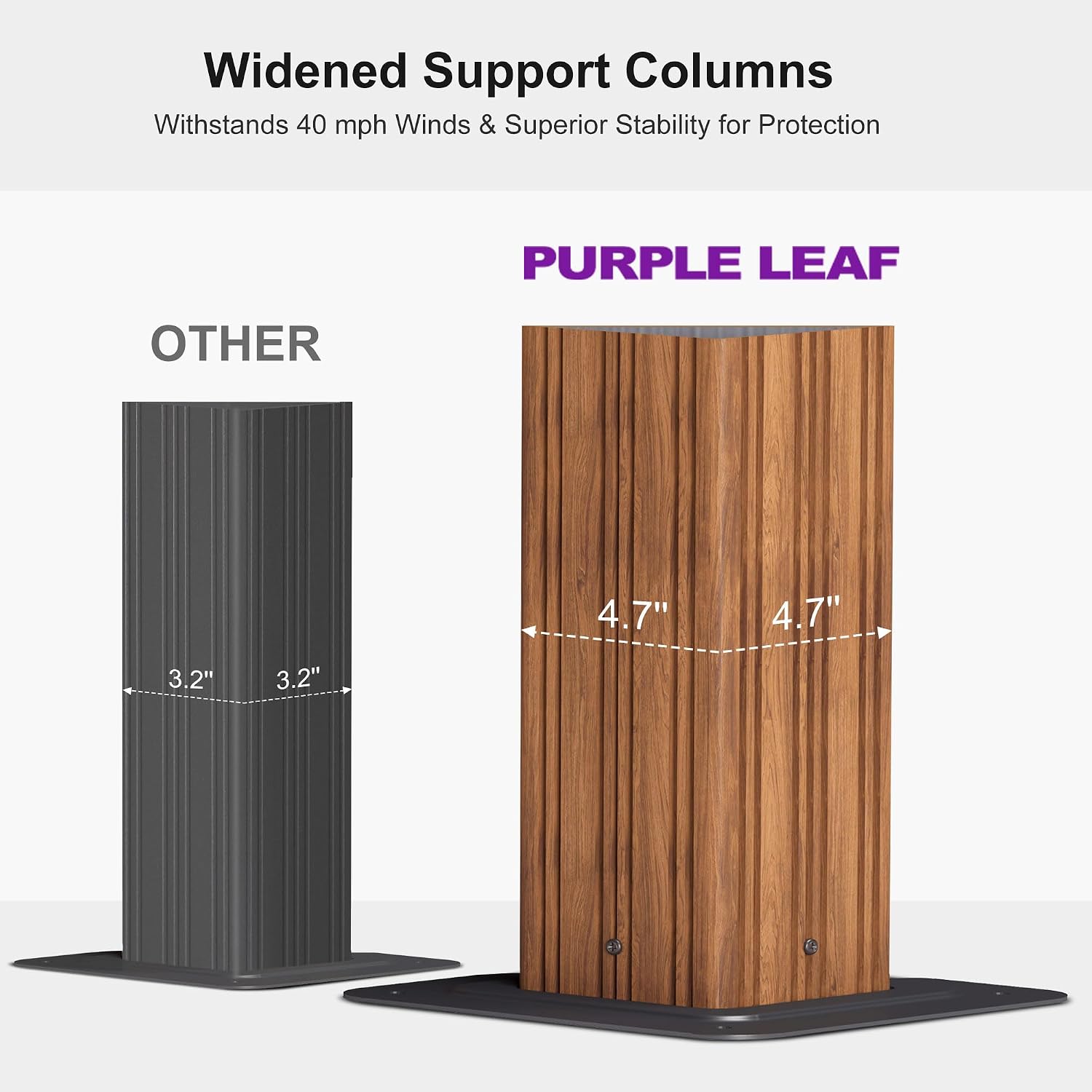 PURPLE LEAF 12' X 24' Outdoor Hardtop Gazebo for Patio Galvanized Steel Double Roof Permanent Canopy Teak Finish Coated Aluminum Frame Pavilion Gazebo with Netting and Black Curtains