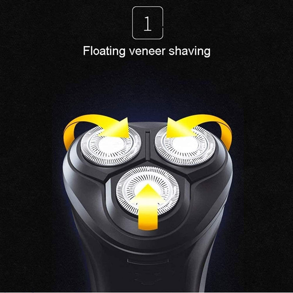 Electric Razor for Men Shavers for Men Rotary Shaver Razor Wet and Dry with Pop-Up Trimmer IPX7 Waterproof USB Rechargeable