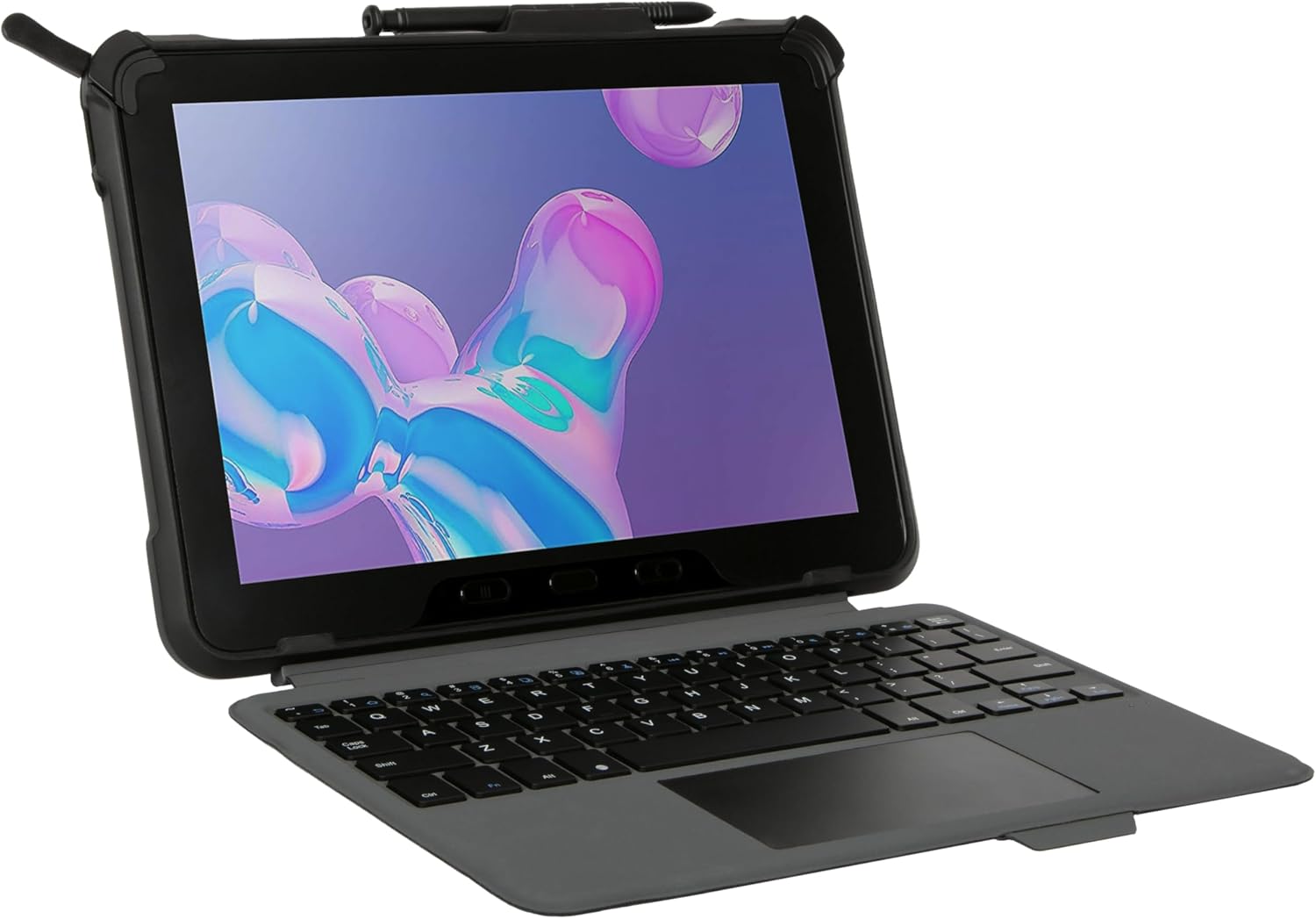 Samsung Tab Active4 Pro Magnetic Keyboard, Rugged, Slim Design, Matte Black Finish, (GP-JKT636TGBBW)...ONLY Works with Tab Active4 Pro Case to Function.Made by Targus