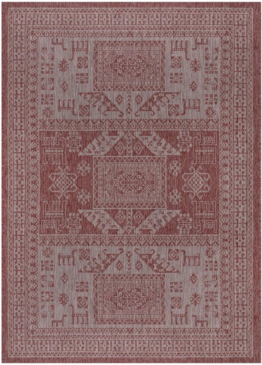 Keen Home Design Terrace Outdoor Area Rug - 9x12 Washable Indoor/Outdoor Rug for Patio, Kitchen, Balcony, Beach, Garden, Deck and Porch, Size: 8'10'x12'