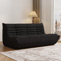 3-Seater Giant Loveseat Boneless Bean Bag Chair for Adults - Teddy Fleece Fireside Accent Chair with Memory Foam, Comfy Lazy Floor Sofa Couch Chaise Lounge for Living Room Bedroom Theater