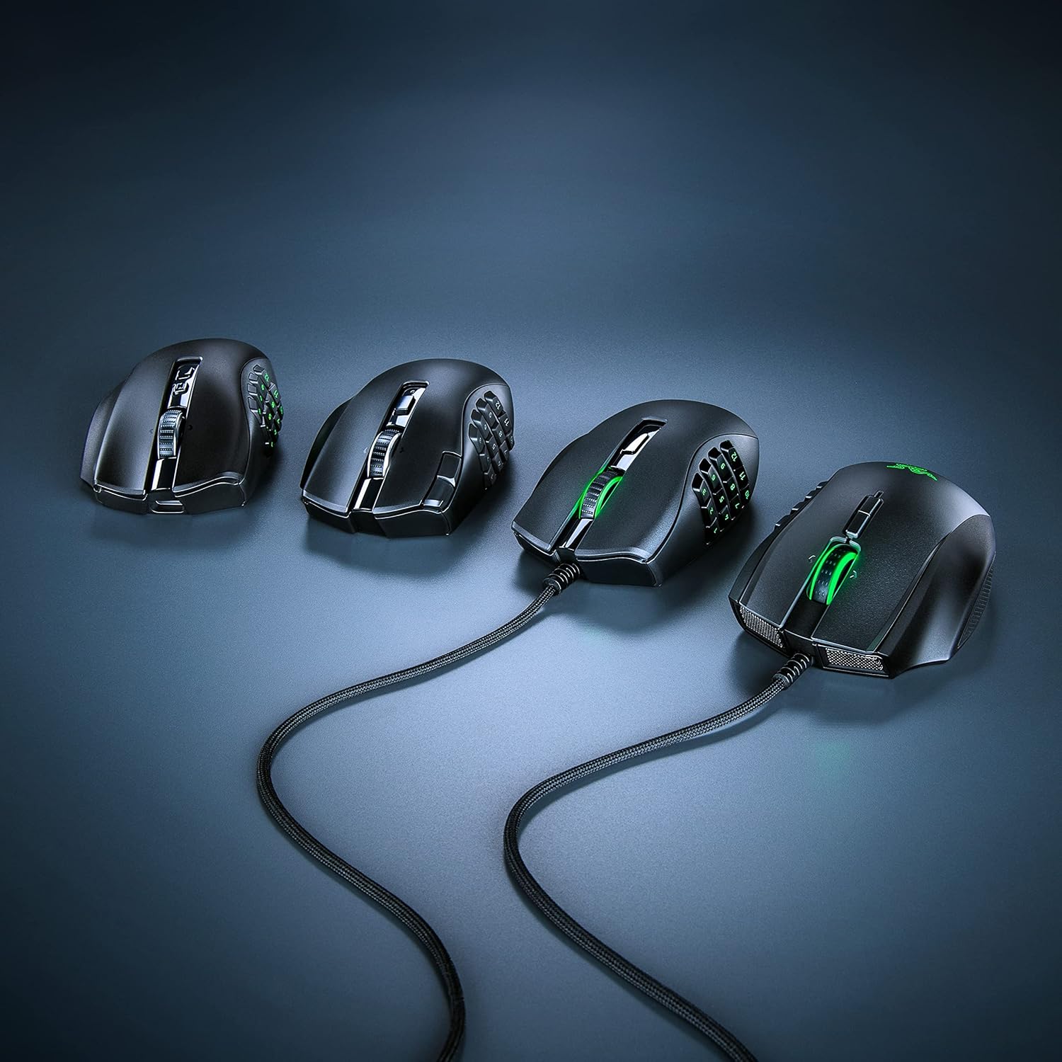 Razer Naga V2 Pro Wireless Gaming Mouse: Interchangeable Side Plate w/ 2, 6, 12 Button Configurations - Focus+ 20K DPI Optical Sensor - Fastest Gaming Mouse Switch - Chroma RGB Lighting (Renewed)