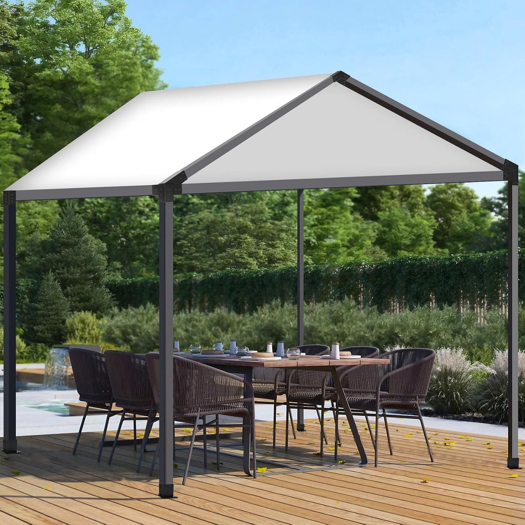 30° Slanted Pergola Whole-Set Kit for 4' x 4' Wood Pergola, Easy to Install, Weather - Resistant Bracket Kit for Carports, Gardens & More (14 Pcs)