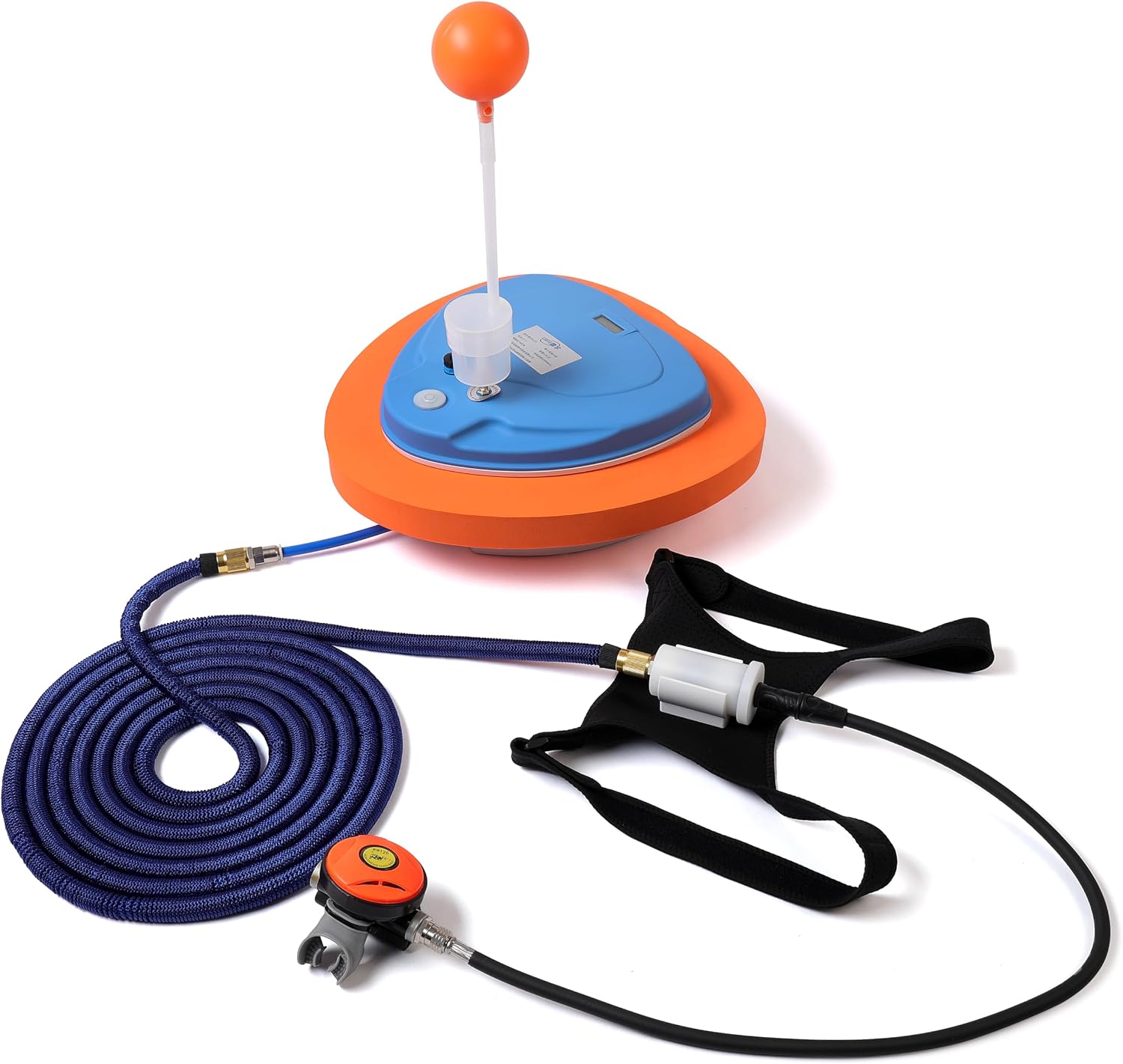 TUXING Diving Ventilator,Diving Without Tanks with Scuba BCD, Waterproof Portable Rechargeable Scuba Diving Tank,45 ft Hose & Scuba Breathing Regulator,Octopus Hookah with Mouthpiece
