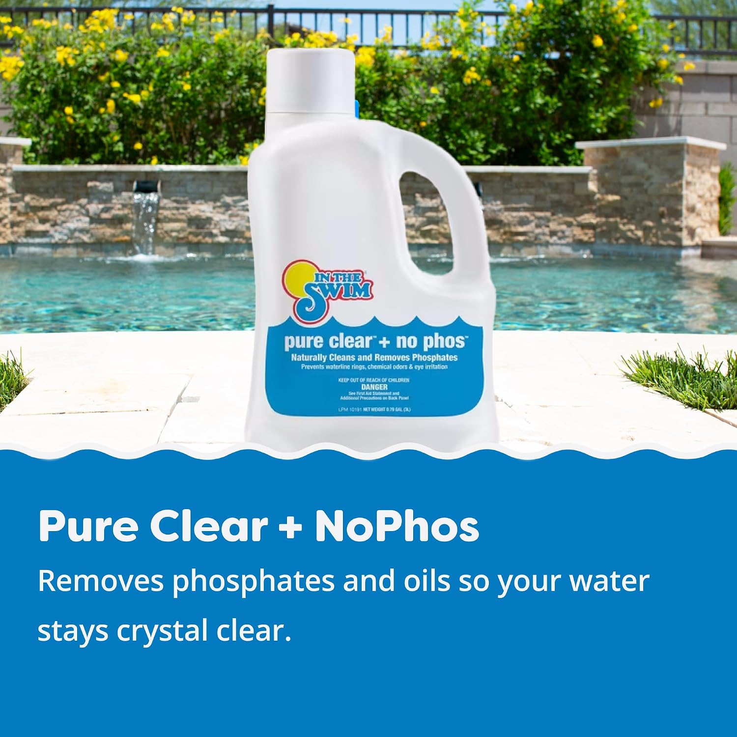 In The Swim Green Pool Rescue Kit - Removes Algae for Clear Water, Weekly Sparkle - Basic