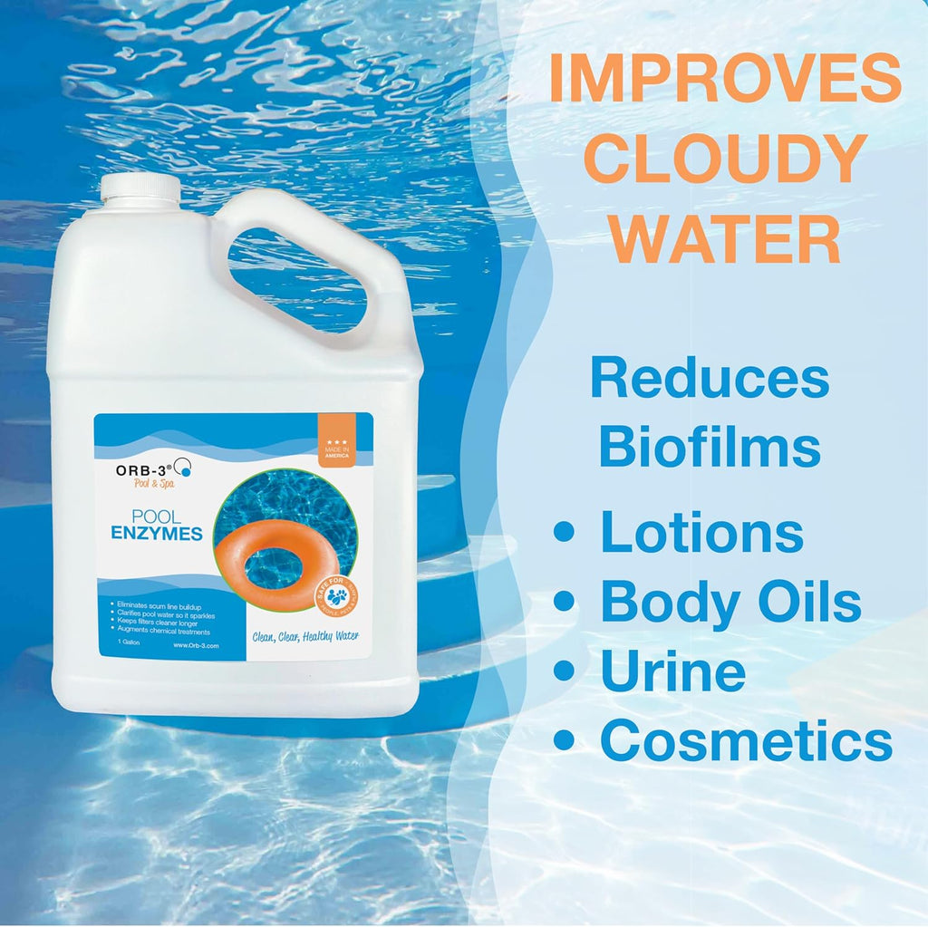 Orb-3 F839-000-5G Pool Enzymes for Maintenance, 5-Gallon Pail