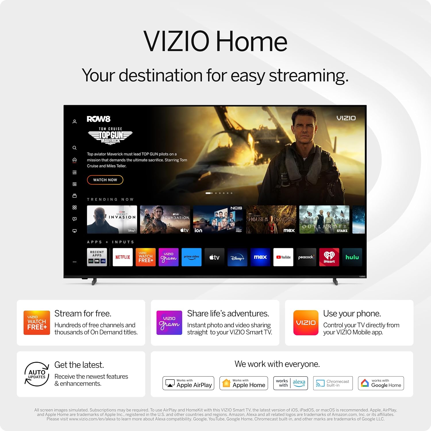 VIZIO 65' 4K HDR Smart TV