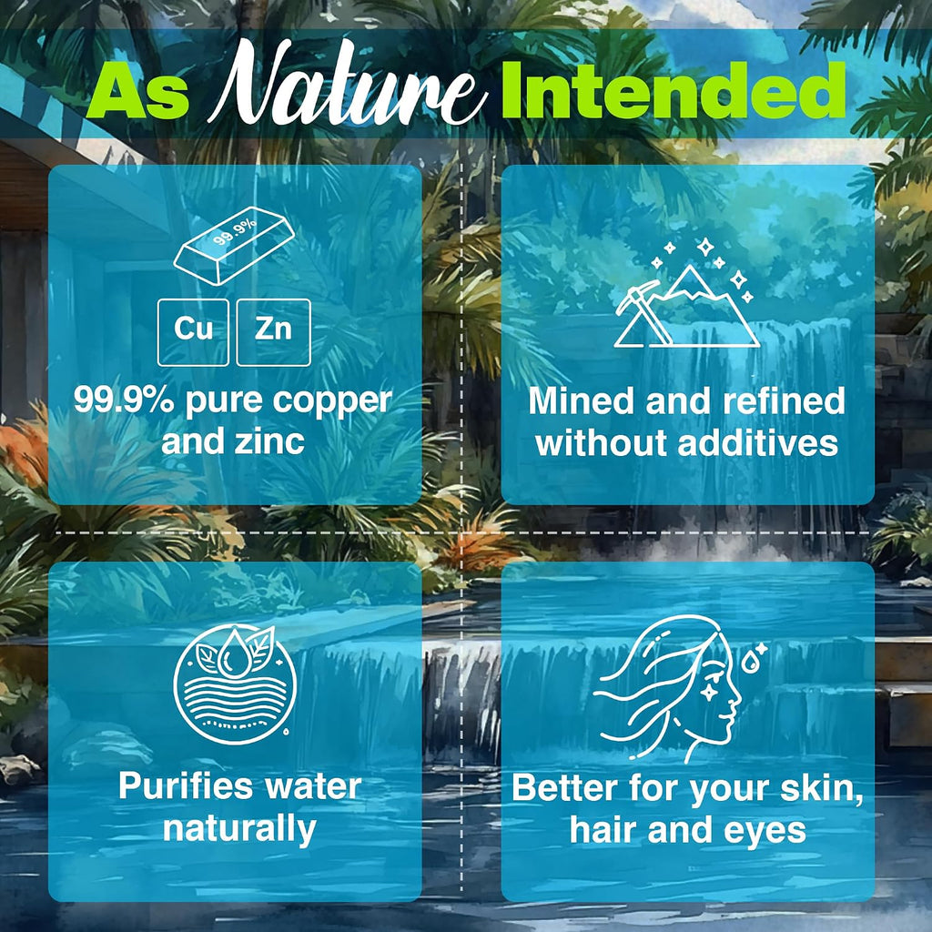 Pool Ionizer by ClearBlue Ionizer - Self-Cleaning, Inline Pool Ionizer - Nothing Floating - Installs in 30 Minutes - Works in All Sun Conditions (40,000 Gallons)