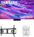 Samsung QN100QN80FFXZA 100 Inch Neo QLED QN80F Series Supreme UHD 4K TV with a Walts XXL-TILT-Extension and Amber Protection 3-Outlet-Surge Surge Protector (2025)
