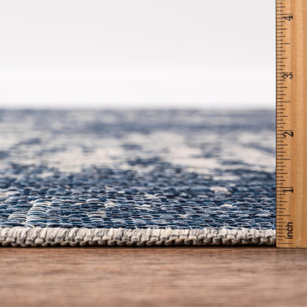 Keen Home Design Terrace Outdoor Area Rug - 9x12 Washable Indoor/Outdoor Rug for Patio, Kitchen, Balcony, Beach, Garden, Deck and Porch, Size: 8'10'x12'