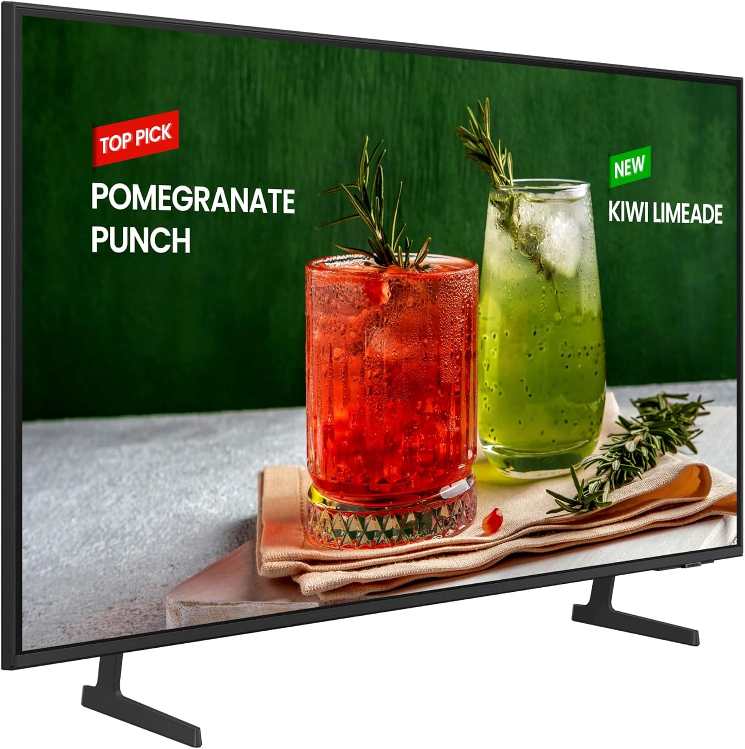 Samsung 43-Inch Class Crystal UHD 4K Bed-H Series HDR Business Pro TV w/ 3-Sided Bezel-Less Slim Design, Use for Digital Signage Displays, Commercial TV, Alexa Built-in, LH43BEDHLGFXGO