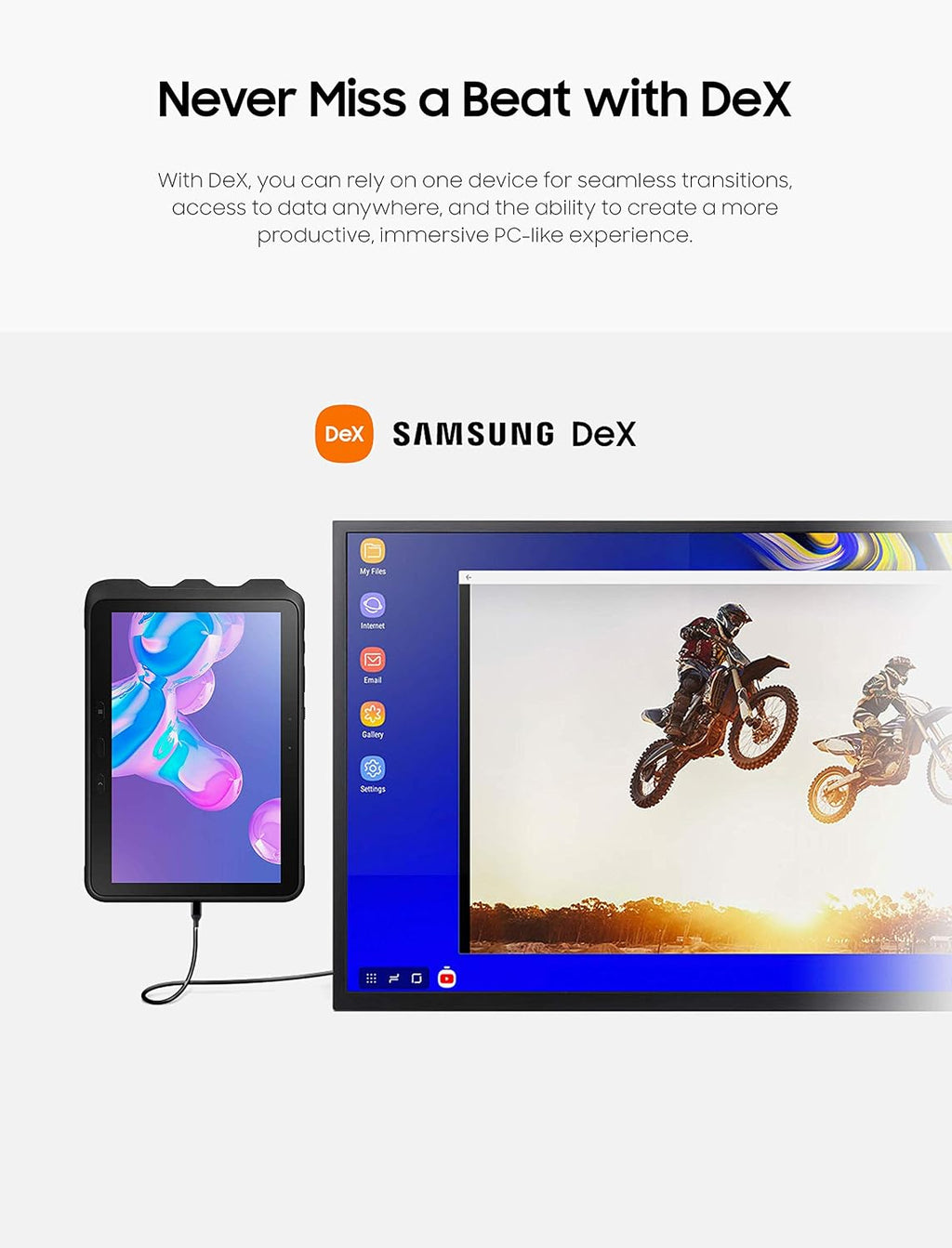 Samsung Galaxy Tab Active PRO 10.1' | 64GB & LTE (UNLOCKED) Water-Resistant Rugged Tablet, Black – SM-T547UZKAXAA (Renewed)