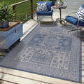 Keen Home Design Terrace Outdoor Area Rug - 9x12 Washable Indoor/Outdoor Rug for Patio, Kitchen, Balcony, Beach, Garden, Deck and Porch, Size: 8'10'x12'
