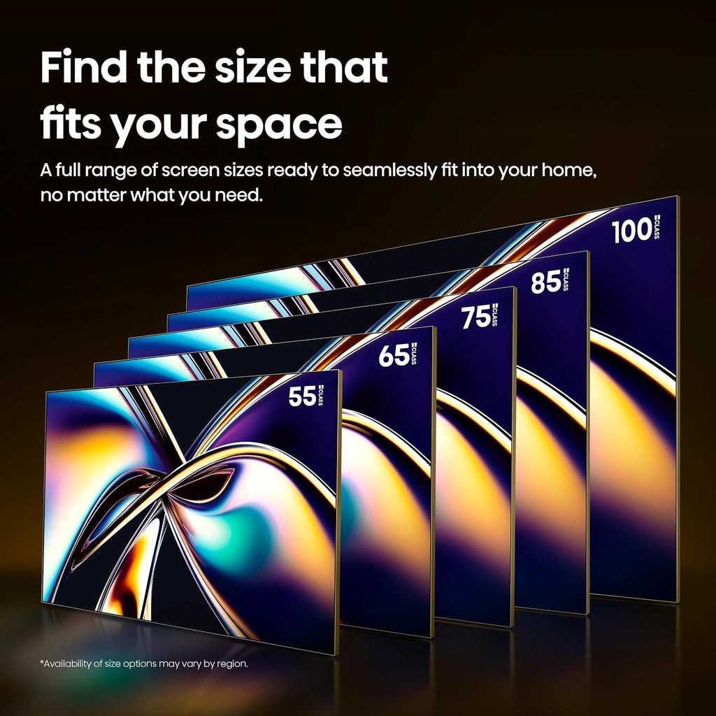Hisense 75' Class U8 Mini-LED ULED 4K UHD Google Smart TV (75U8QG, 2025 Model) - QLED, Native 165Hz, VRR 288, Up to LD5600, 5000 Nits, HDR10+, Dolby Vision IQ · Atmos, IMAX Enhanced, 4.1.2 Ch Audio