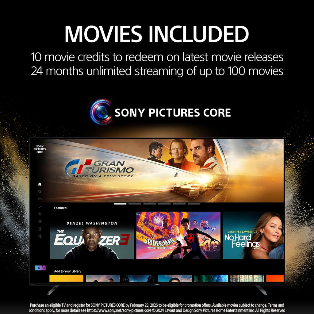 Sony 65 Inch Mini LED QLED 4K Ultra HD TV BRAVIA 9 Smart Google TV with Dolby Vision HDR and Exclusive Features for PlayStation 5 (K-65XR90)