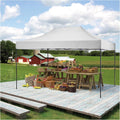 AMERICAN PHOENIX 10x15 Pop Up Tent Canopy Easy Portable Commercial Instant Canopies Outdoor Market Shelter (White, 10'x15' (Black Frame))