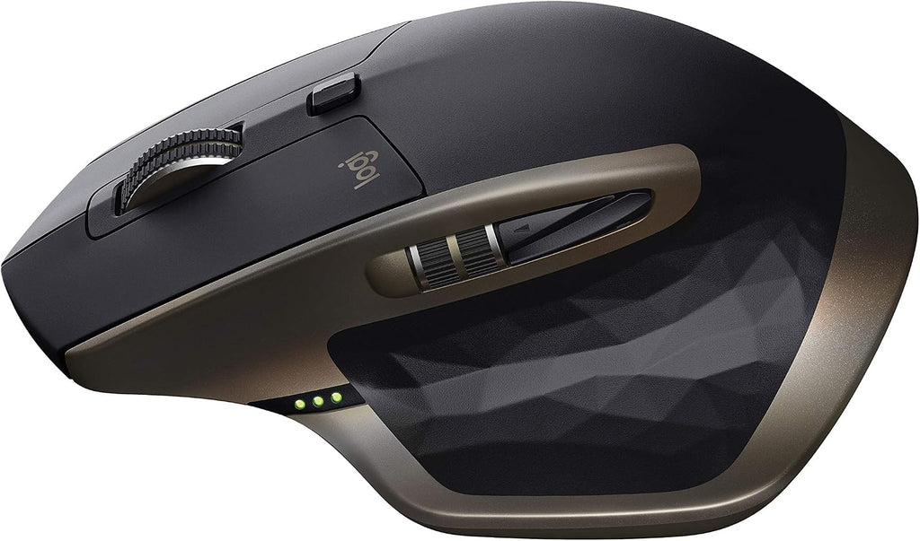 Logitech MX Master Wireless Mouse – High-Precision Sensor, Speed-Adaptive Scroll Wheel, Thumb Scroll Wheel, Easy-Switch up to 3 Devices