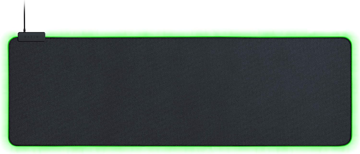 Razer Barracuda Wireless Gaming & Mobile Headset (PC, PlayStation, Switch, Android, iOS) (2nd Gen) Goliathus Extended Chroma Gaming Mousepad | Customizable Chroma RGB Lighting - Soft, Cloth Material