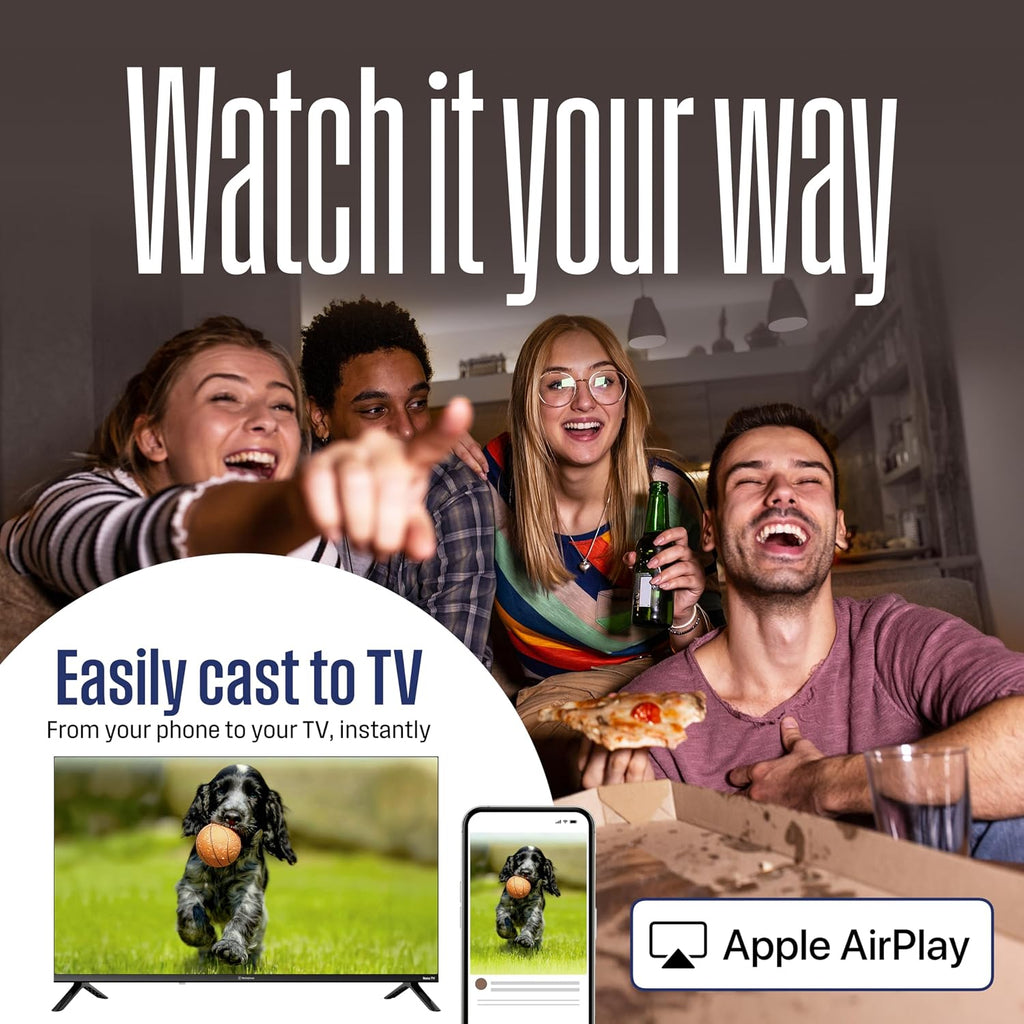 Westinghouse Roku TV - 32 Inch Smart TV, HD QLED Television w/Dolby Digital+, Wi-Fi & Mobile App Connectivity, Flat Screen, Bluetooth, Compatible w/Apple AirPlay, Alexa, & Google Assistant