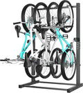 Ultrawall Freestanding Bike Rack, Vertical Bike Storage Stand for Garage, Indoor Bicycle Organizer, Holds Up to 4 Bikes