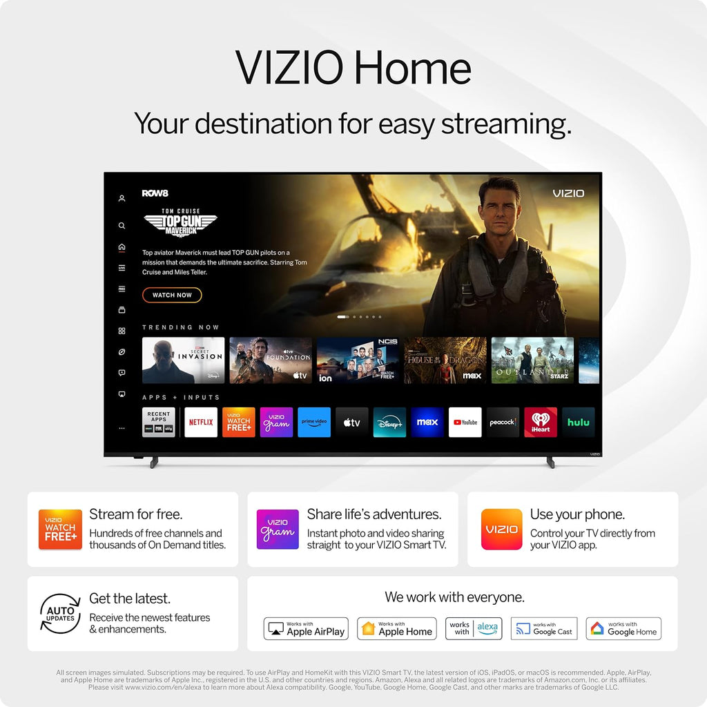 VIZIO VQD43M 43 inch Class Quantum 4K DLED UHD HDR Smart TV
