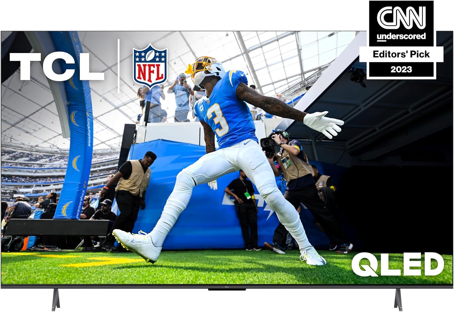 TCL 75-Inch Q6 QLED 4K Smart TV with Google TV (75Q650G, 2023 Model) Dolby Vision, Dolby Atmos, HDR Pro+, Game Accelerator Enhanced Gaming, Voice Remote, Works with Alexa, Streaming UHD Television