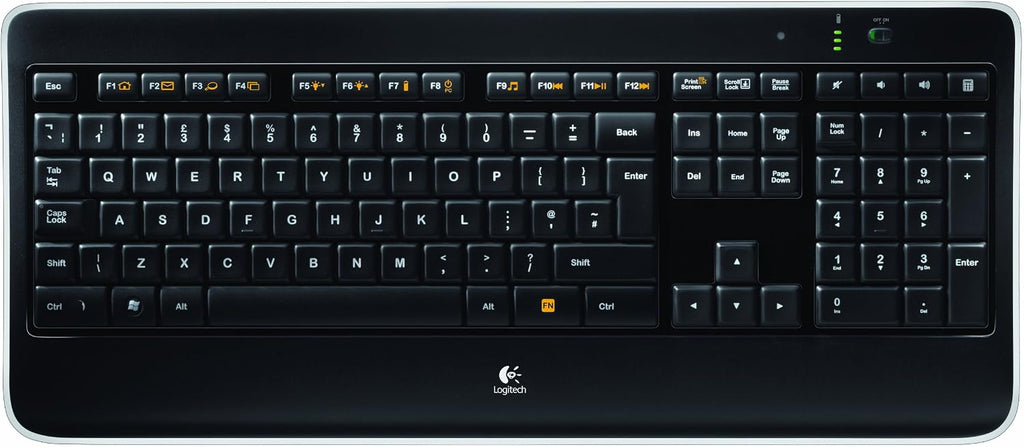 Logitech K800 Wireless Illuminated Keyboard