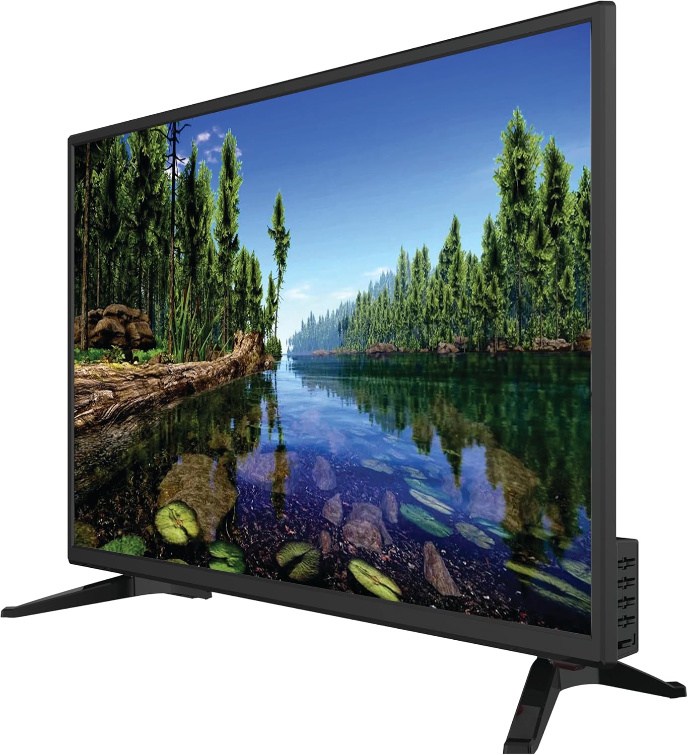 Supersonic SC-3222 32-Inch DLED HDTV with Built-in DVD Player, HDMI, USB, SD Card Slot, ATSC/NTSC, 1080p Resolution, Digital Noise Reduction, Wall Mountable Design
