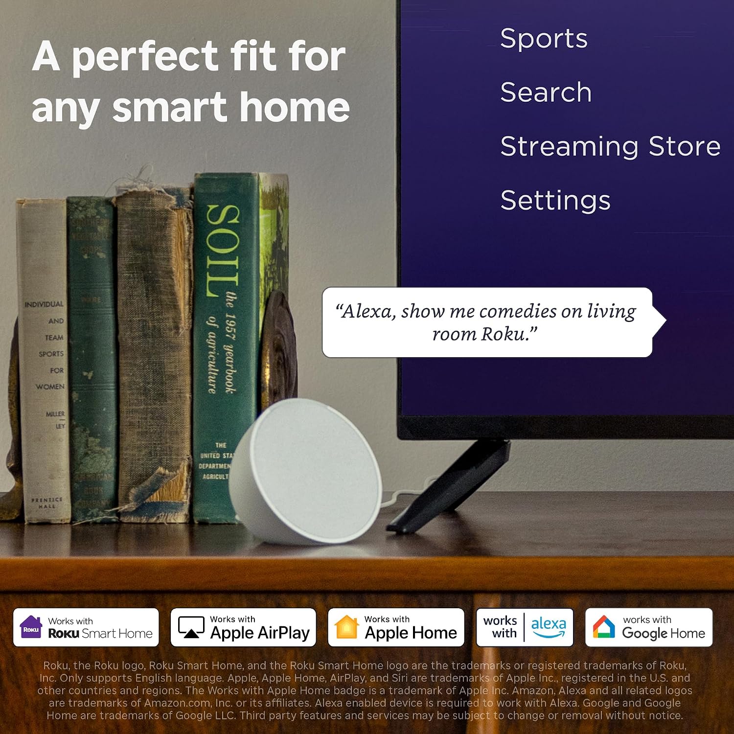 Roku Smart TV – 43-Inch Select Series, 4K HDR TV – Roku TV with Roku Remote – Flat Screen LED Television with Wi-Fi for Streaming Live Local News, Sports, Family Entertainment