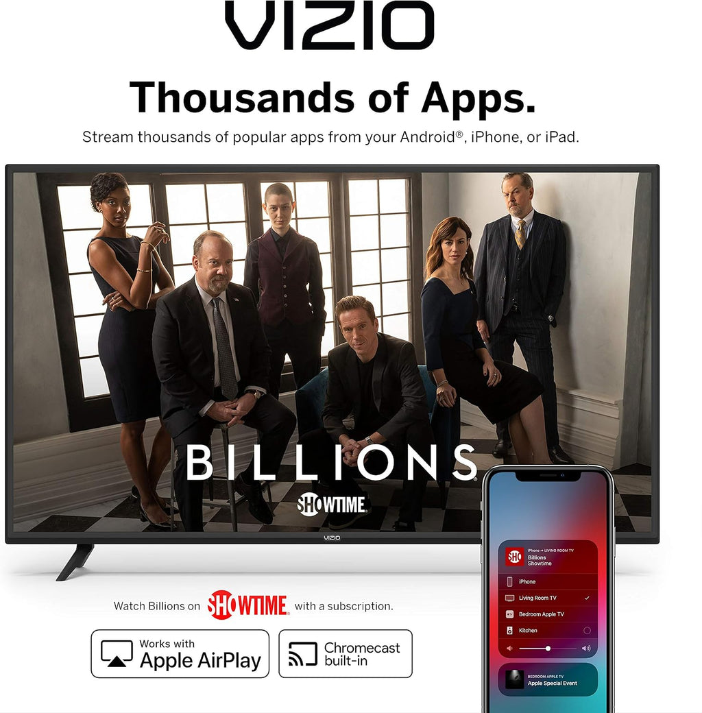 VIZIO 65 Inch 4K Smart TV, V-Series UHD LED HDR Television with Apple AirPlay and Chromecast Built-in