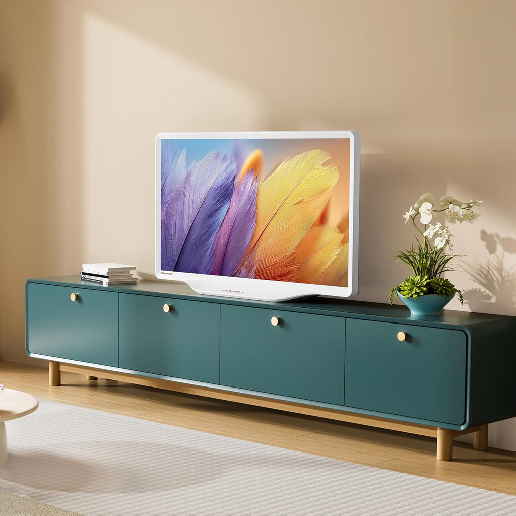 Hisense 32-Inch S5 DécoTV Series Hi-QLED FHD Smart Fire TV (32S5QF, 2025 Model) - Versatile Fit, Hi-QLED Color, Art-Inspired Design, Fluid Central Stand, DTS Virtual: X, Stream Live TV Without Cable