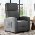 Garvee Recliner Chair for Adults, Lazy Reclining Chair Ergonomic Adjustable Single Sofa Enhanced with Side Pocket, Tall Back, Wide Arms & Padded Seat, Home Theater Seating for Living Room