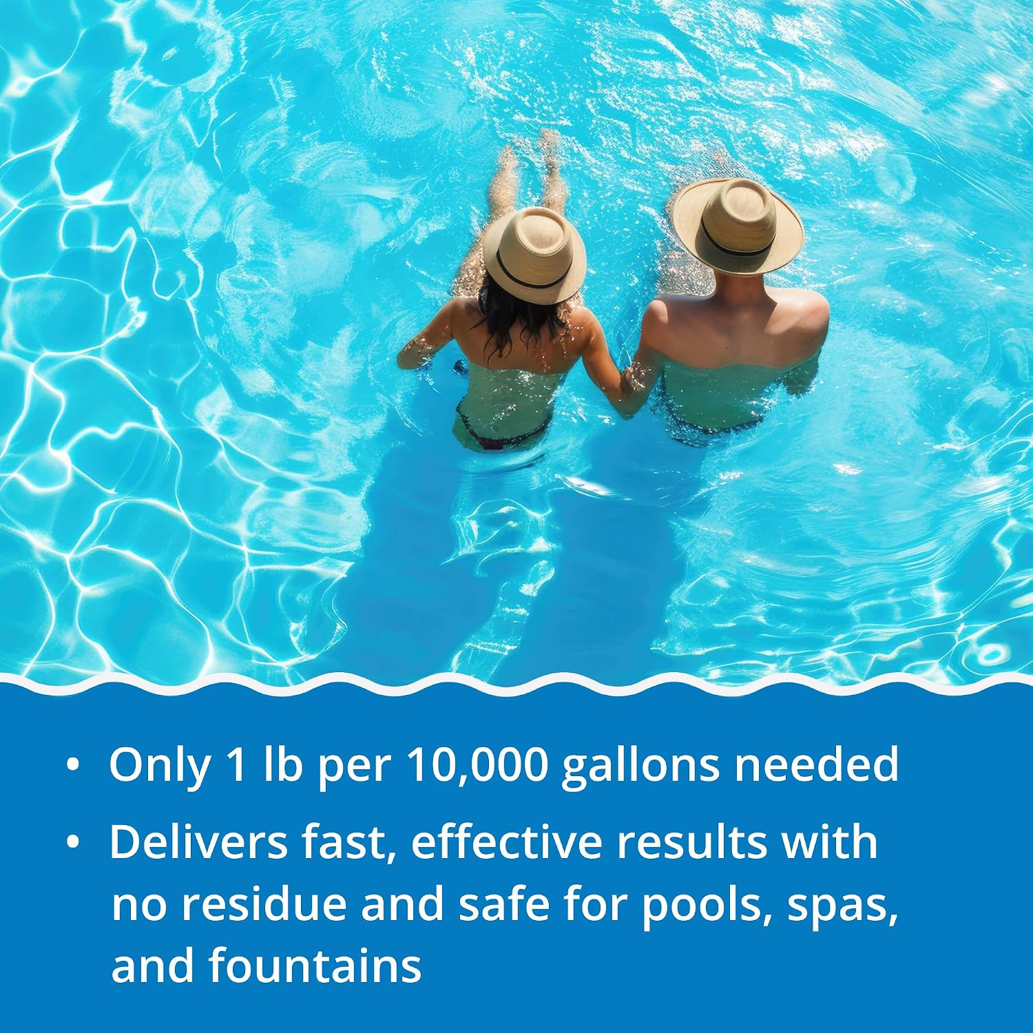 In The Swim Premium 3-in-1 Pool Shock - Di-Zap Contains Dichlor, Algaecide, and Stabilizer - 24 x 1 lb. Bags