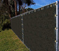 Ifenceview 3' x 1' to 3' x 100' Black Shade Cloth Fabric Fence Privacy Screen Panels Mesh Net for Construction Site Yard Garden Pergola Gazebos Railing Canopy Awning 180 GSM UV Protection (3' x 81')