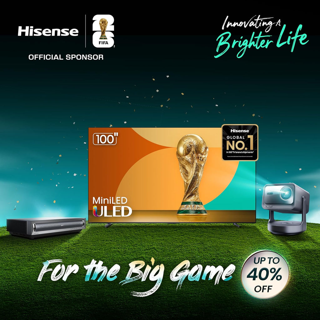 Hisense 85' Class U8 Mini-LED ULED 4K UHD Google Smart TV (85U8QG, 2025 Model) - QLED, Native 165Hz, VRR 288, Up to LD5600, 5000 Nits, HDR10+, Dolby Vision IQ · Atmos, IMAX Enhanced, 4.1.2 Ch Audio