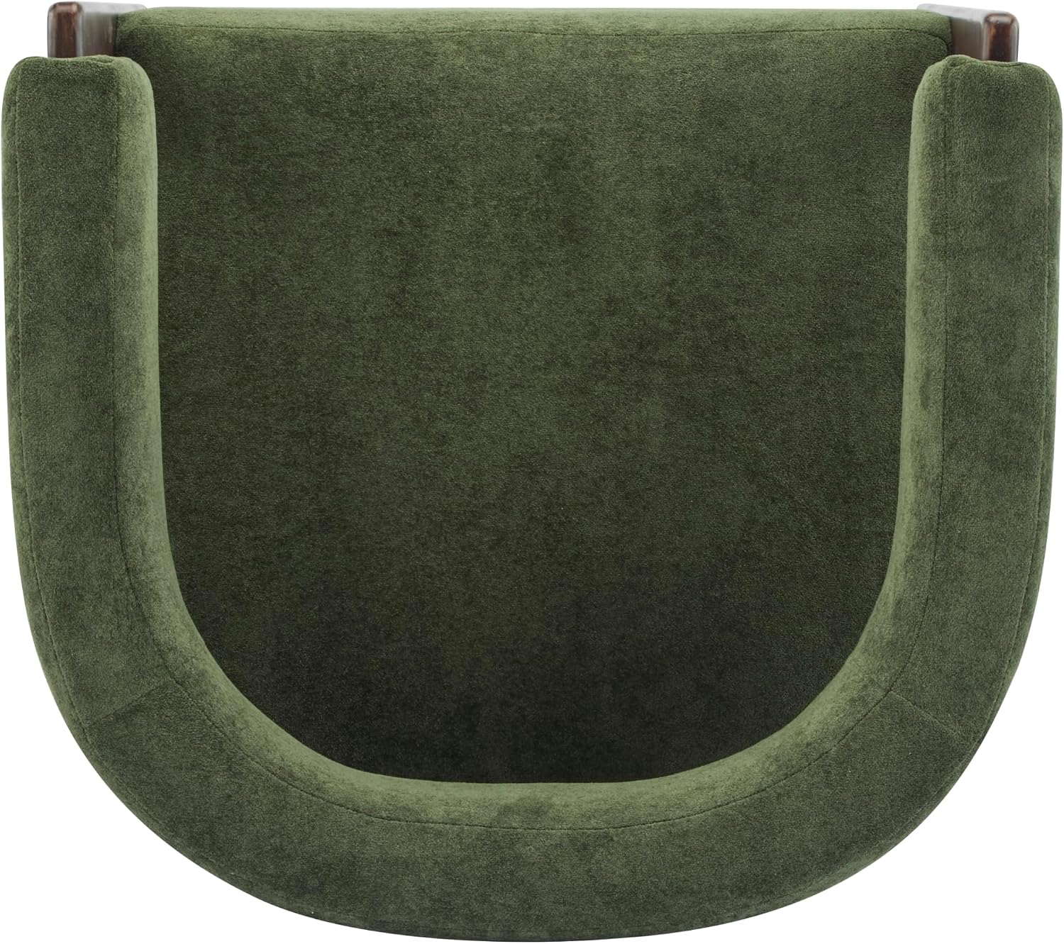 Christopher Knight Home Nettie Modern Accent Chair for Living Room, Velvet Fabric Single Lounge Sofa Chair with Wooden Frame, Comfy Reading Chair for Bedroom, Lounge Armchair with Cushion, Olive Green
