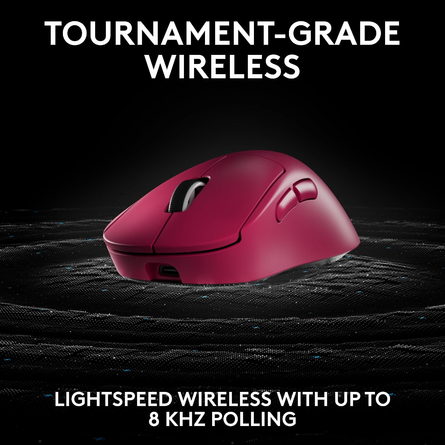 Logitech PRO X Superlight 2 DEX Wireless Gaming Mouse, Pink | Lightweight, Hero 2 Sensor, 44k DPI, 5 Programmable Buttons, Lightspeed Wireless, Right Hand, PC/Mac | Signature Series Charging Dock