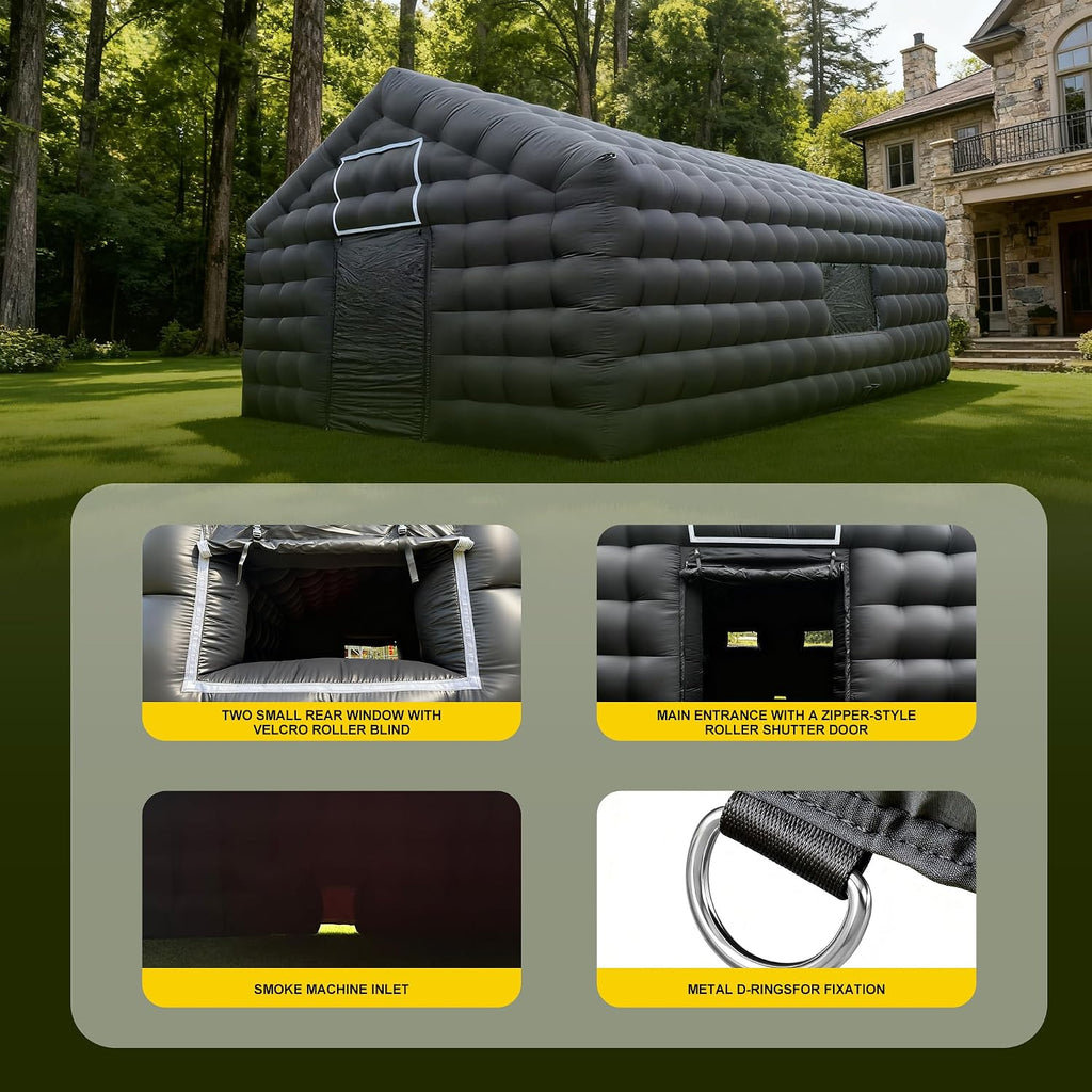 Party Tent Large,Large Gazebo Event House,Inflatable Outdoor Party Tent,for Birthday Party, School Camping, Disco Nightclub, Wedding Party (29FT)