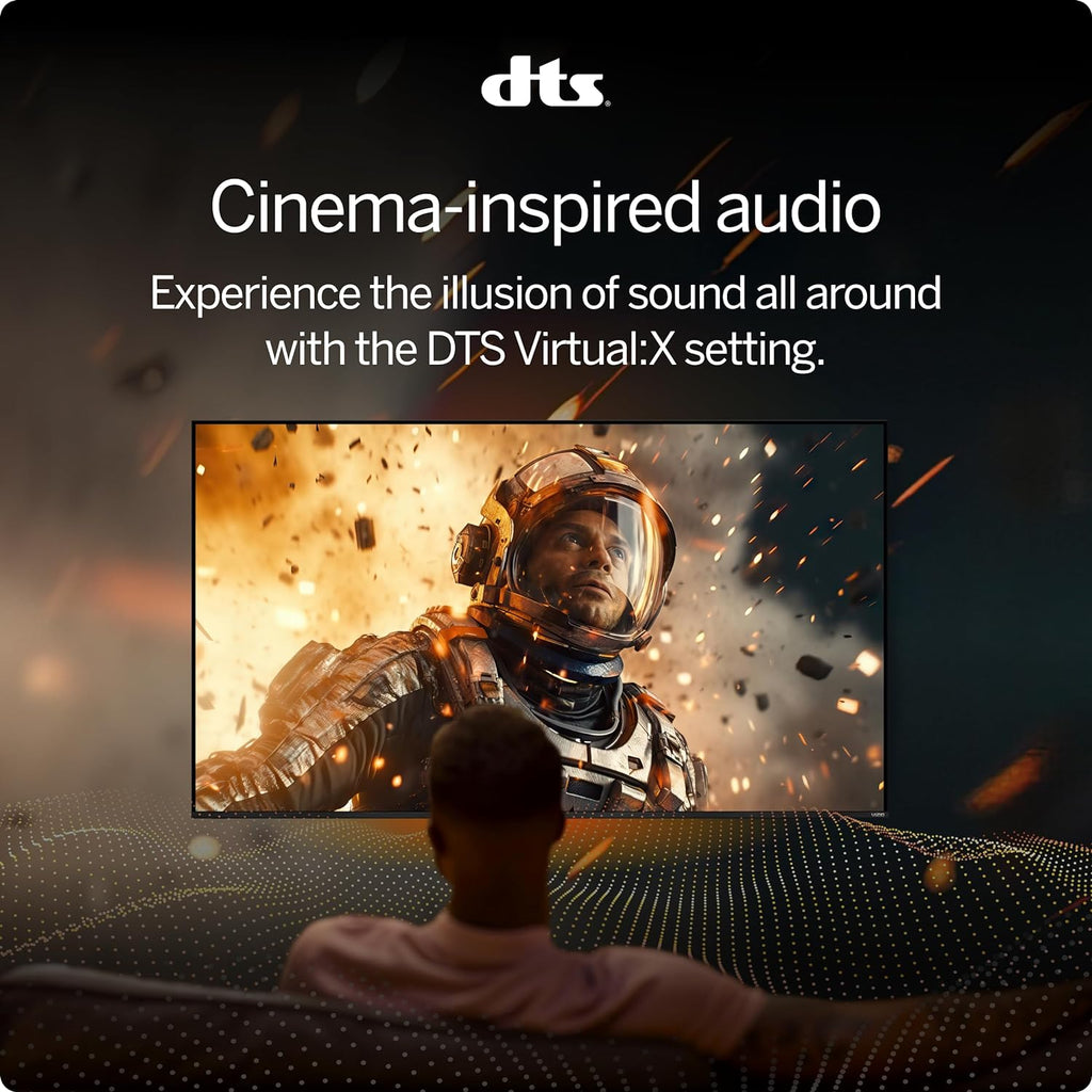 VIZIO 50-inch 4K UHD LED Smart TV w/Dolby Vision HDR, WiFi 6, Bluetooth Headphone Capable, Apple AirPlay, Google Cast Built-in (V4K50C-08, New)