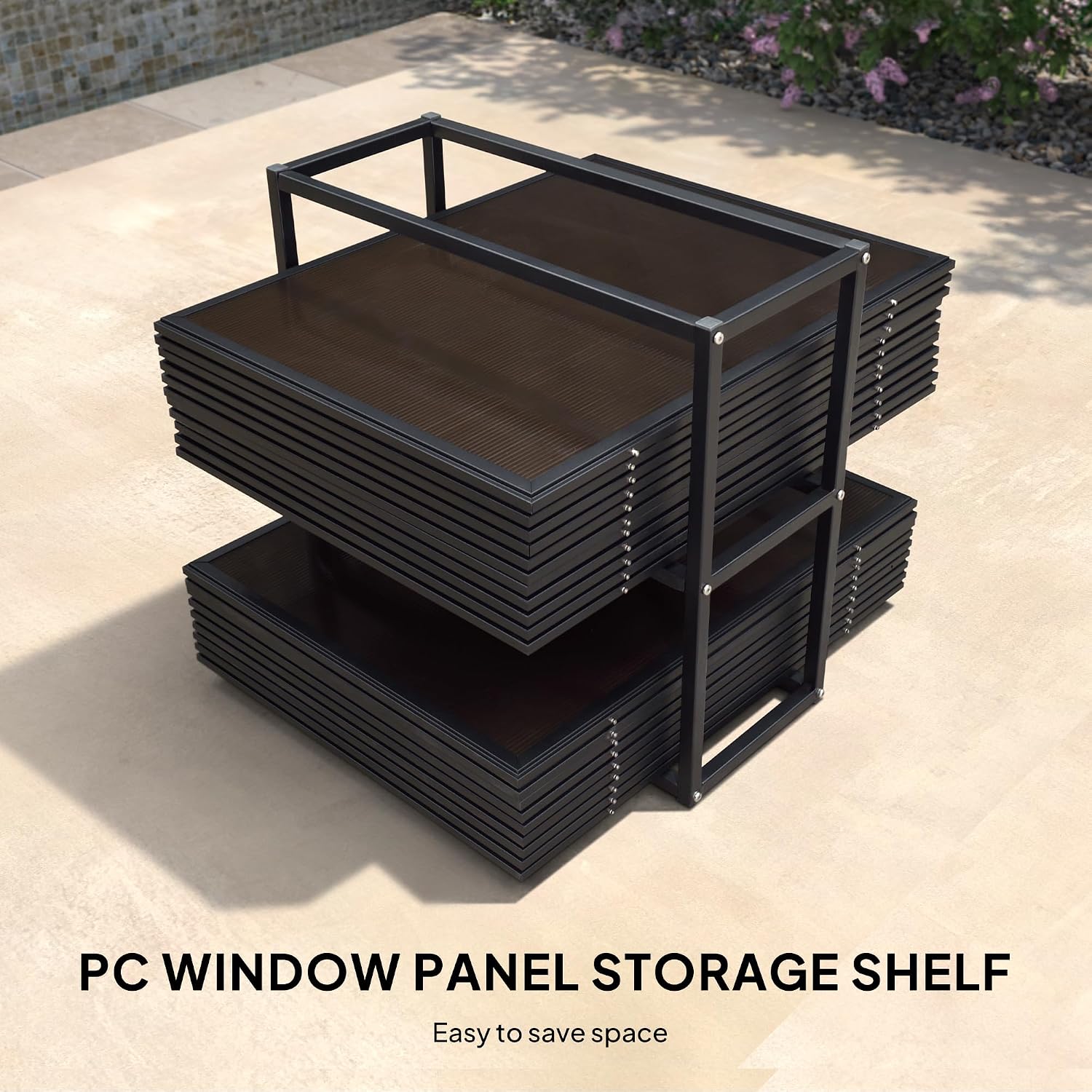 PURPLE LEAF 12' X 14' Patio Hardtop Gazebo Double Top Galvanized Steel Screen Aluminum Outdoor Solarium for Garden Backyard