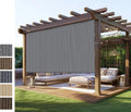 Outdoor Roller Shades,Exterior Cordless Patio Shades Roll Up Blinds for Porch Gazebo Pergola Backyard,Outdoor Blinds for Patio Privacy Screen Protection UV Sun Blocking Fade-Resistant 10ft Wide x 8 H