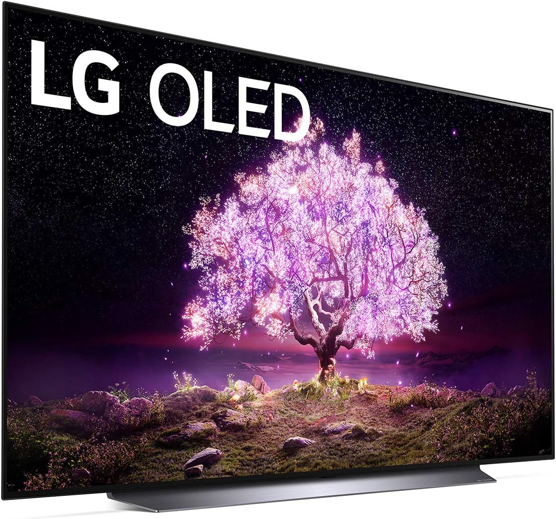 LG OLED C1 Series 77' Alexa Built-in 4k Smart TV (3840 x 2160), 120Hz Refresh Rate, AI-Powered 4K, Dolby Cinema, WiSA Ready, Gaming Mode (OLED77C1PUB, 2021)